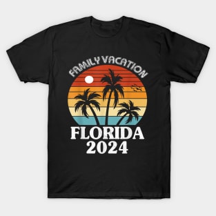Florida Family Vacation 2024 Summer Matching Group Trip T-Shirt T-Shirt
